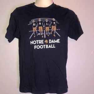 Notre Dame Football Navy Blue T-Shirt Men’s Small